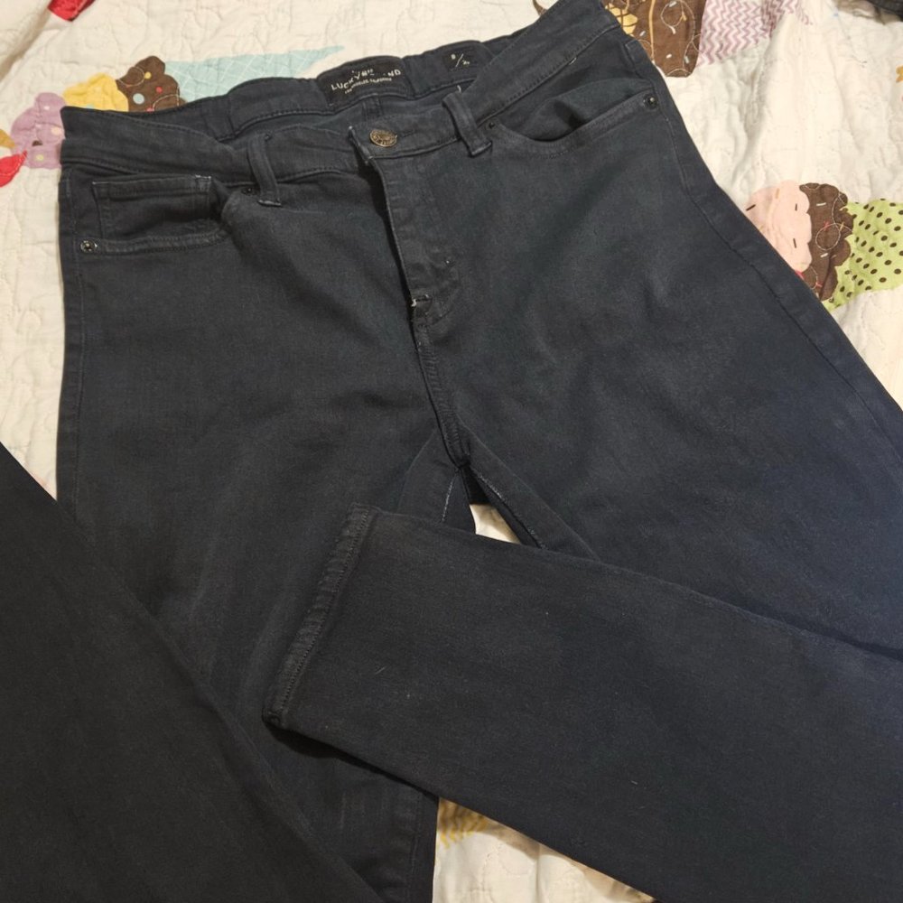 lucky brand black jeans 8/29